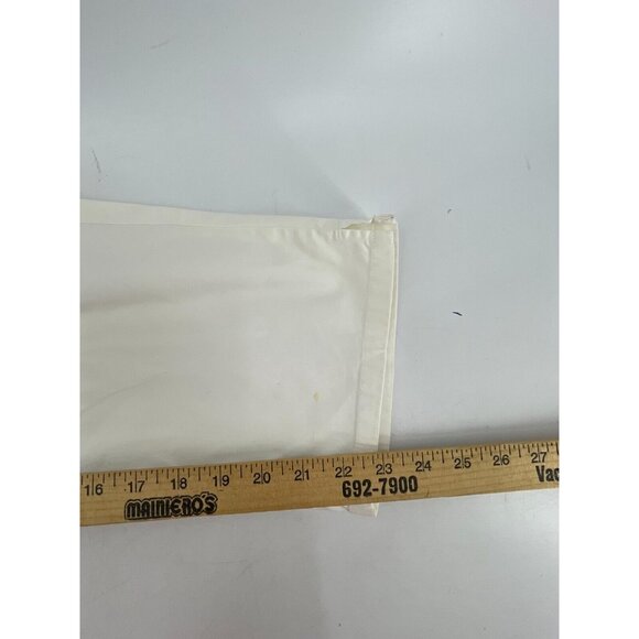 Talbots Women's White Stretch Crop Chino Pants Jeans Summer Size 6 - Picture 12 of 14